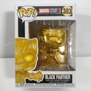 Marvel Black Panther Gold Chrome Funko Pop 383 Anniversary Collectible Figure