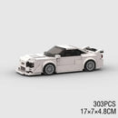MOC City Racing Supercar Building Blocks R34 RX7 Supra Model