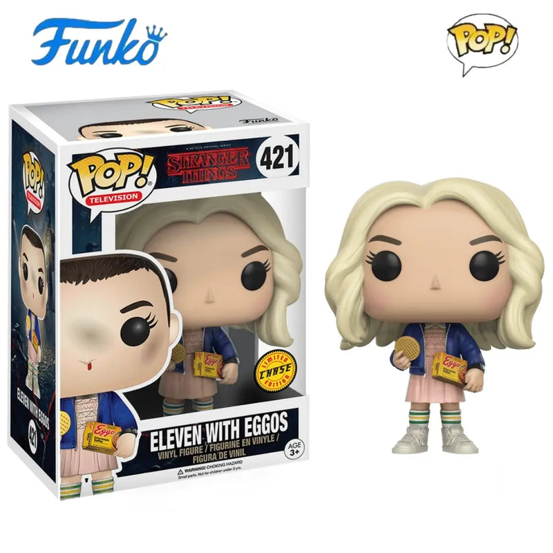 Stranger Things Eleven with Eggos Chase Funko Pop Limited Figure