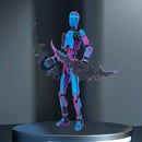 13 Multi Jointed Action Figure with Accessories Mechanical Body Toy Gift