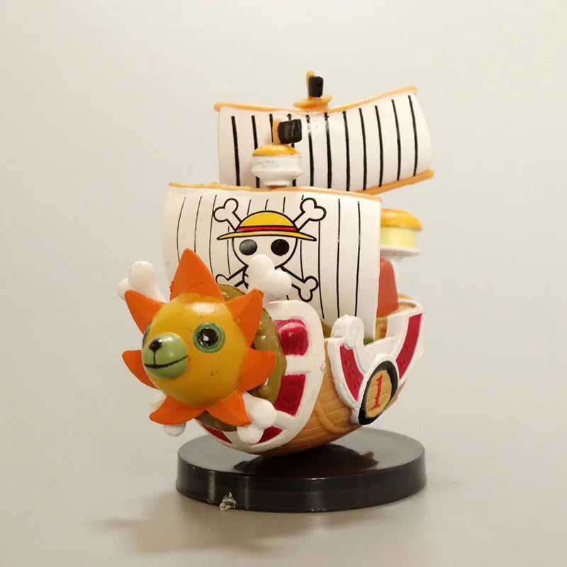 One Piece Ship Figure 10cm Mini Boat Thousand Sunny & Merry