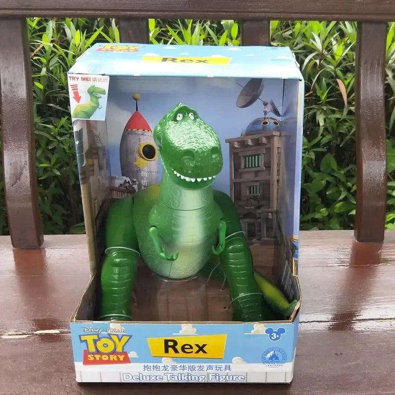 Disney Toy Story 4 Rex Action Figure – Green Dinosaur Toy for Kids