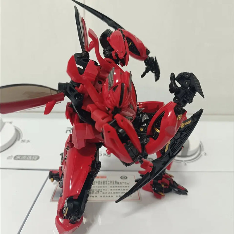 Red Dasher NB01 Transforming Dino Robot Car Action Figure Model