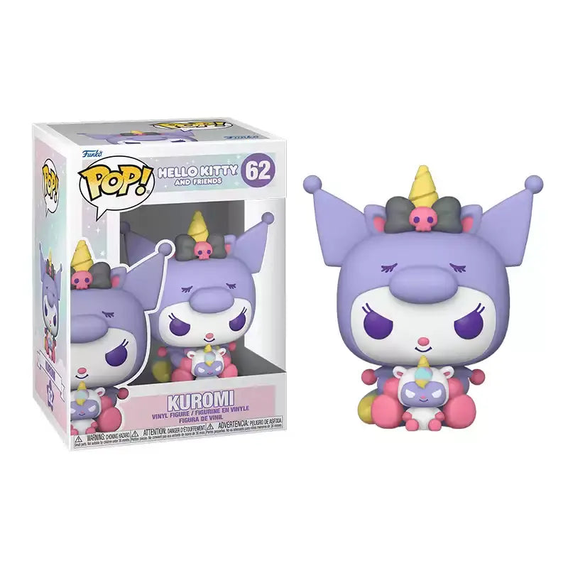 Funko Pop Sanrio Cinnamoroll My Melody Kuromi Keychain Collectible Figures