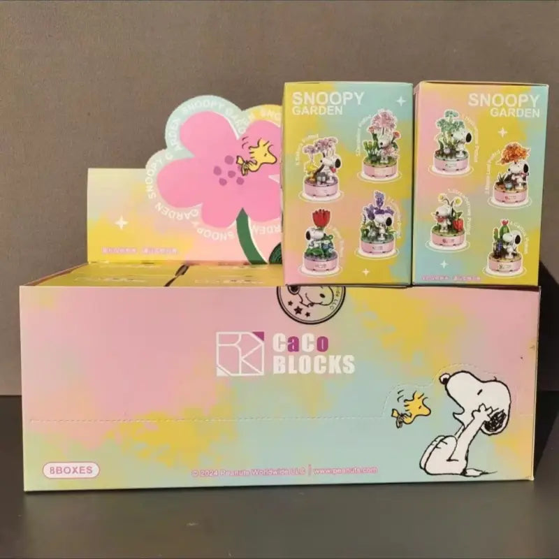 Snoopy Blind Box Puzzle Building Block Collectible Desktop Decor Toy