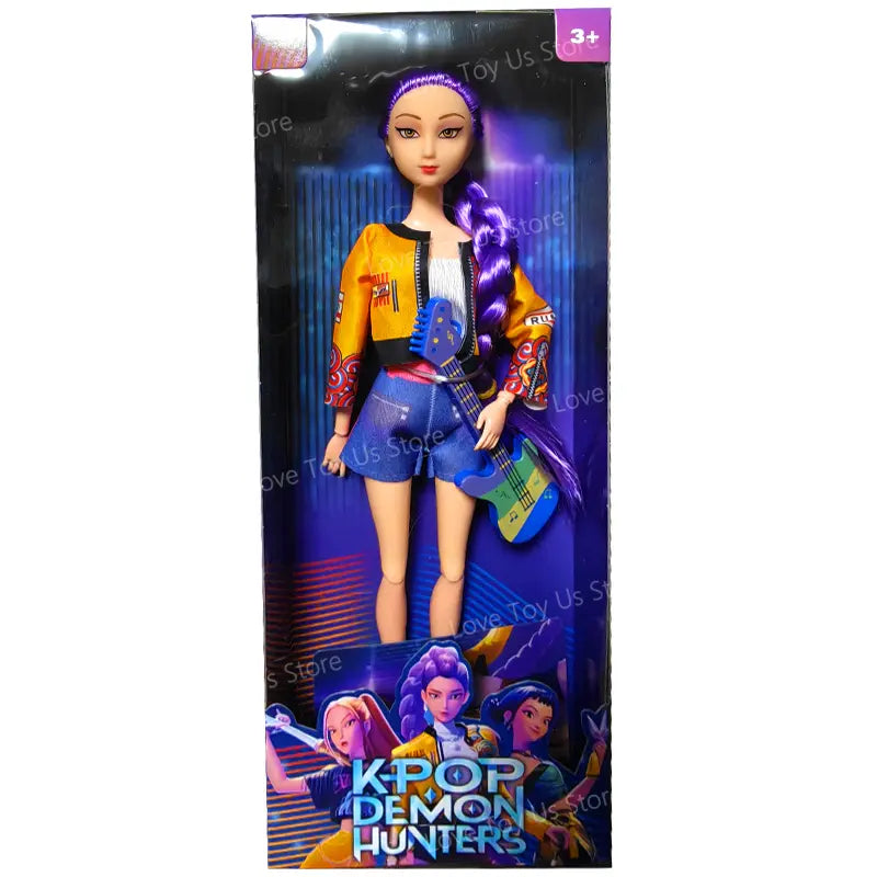 2025 Kpop Demon Hunters Rumi Mira Zoey Princess Action Figure Toy for Girls