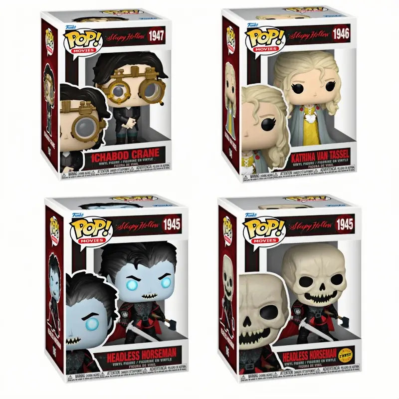 Sleepy Hollow Headless Horseman Ichabod & Katrina Funko Pop Collectible