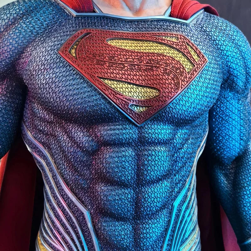 DC Justice League Superman Cold Cast Resin Hand Painted Statue Collectible
