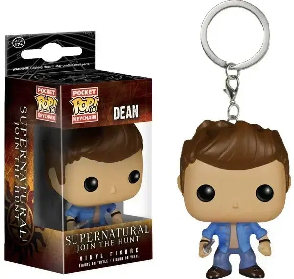 Funko Pop Supernatural Castiel Sam Dean Keychain Vinyl Figure Collectible