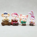 Disney Duffy 4pcs Action Figures – Cute Collectible Toy Set for Kids
