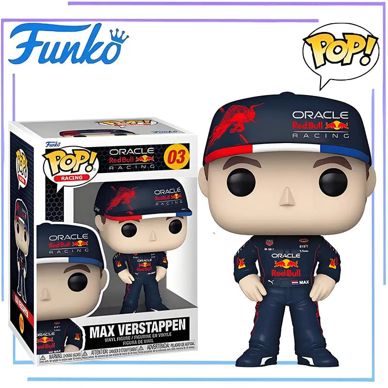 Funko Pop F1 Red Bull Racing Max Verstappen Genuine Collectible Model