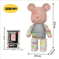 Kawaii Bear Building Blocks Large 43cm Assembly Toy Home Decor Gift