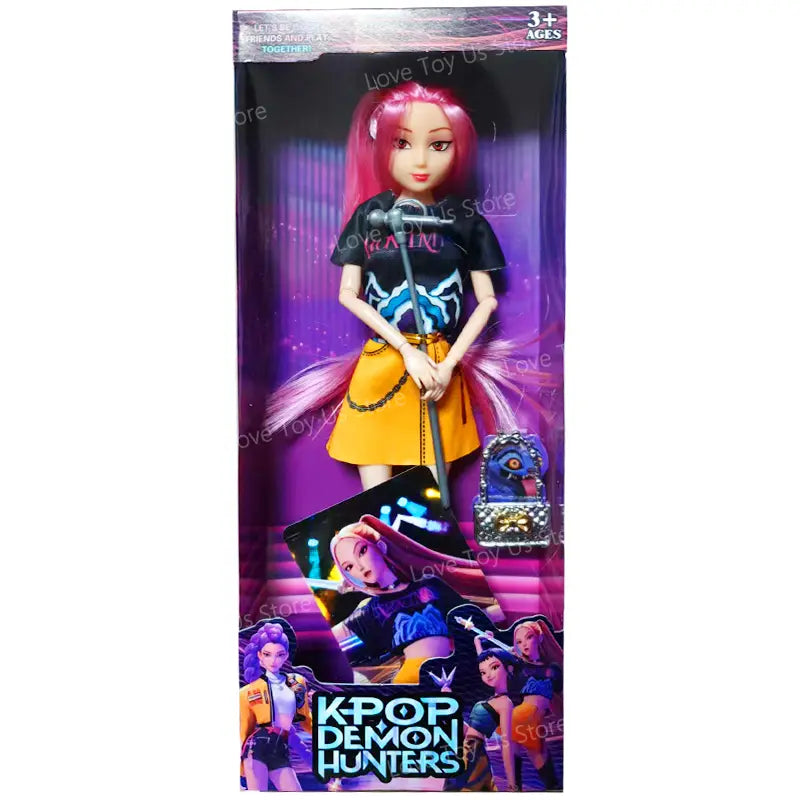 2025 Kpop Demon Hunters Rumi Mira Zoey Princess Action Figure Toy for Girls