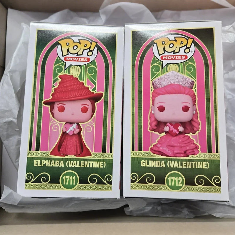 Funko Pop Wicked Elphaba and Glinda Valentine Figures Limited Edition
