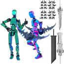 13 Multi Jointed Action Figure with Accessories Mechanical Body Toy Gift
