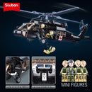 692 Piece UH 60L Black Hawk Medical Rescue Helicopter Building Blocks