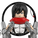 Attack on Titan Anime Building Blocks Mini Action Figures Levi Eren Mikasa Gift