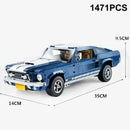 1471 Piece Ford Mustang Sports Racing Car Building Blocks DIY Gift