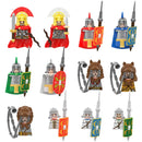Medieval Dragon Knights Heavy Armor Building Bricks Action Figure Set 11pcs