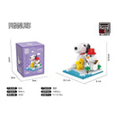 Snoopy Diamond Building Blocks Street View Character Scene Mini Bricks Gift