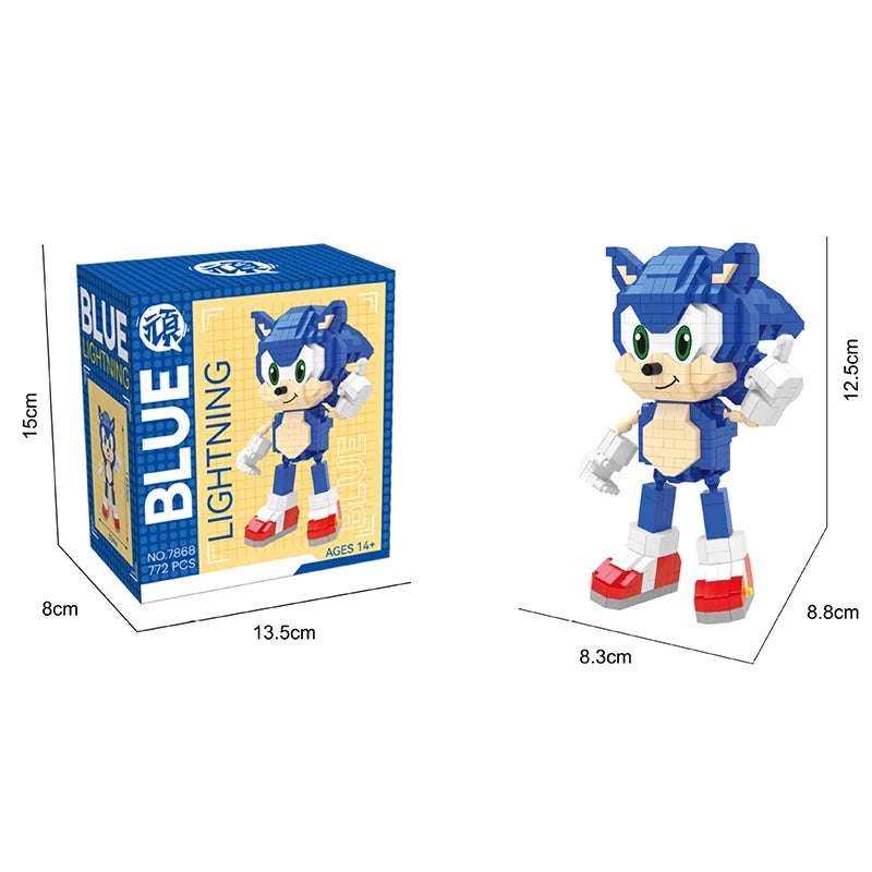 Sonic Building Blocks Action Figure – Educational Toy for Kids