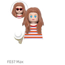 Upside Down Kids Action Figure Building Blocks Assembly Toy