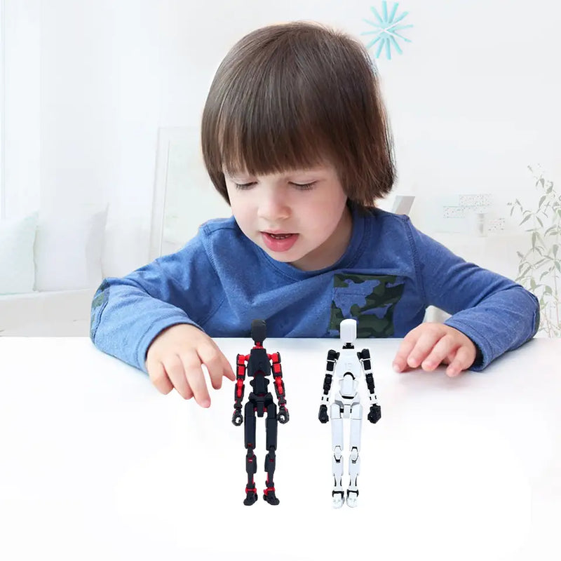 13 Multi Jointed Action Figure with Accessories Mechanical Body Toy Gift