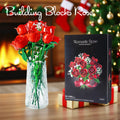 458 Piece Rose Flower Building Blocks Bouquet DIY Home Desk Decor Gift