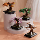 MOC Bonsai Tree Building Blocks Four Seasons Botanical DIY Decor Gift