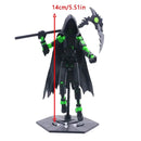 T13 Death Skeleton Robot Figure with Cape Collectible Action Toy