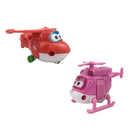 Super Wings 8 Piece Set Airplane and Rescue Figures PVC Kids Collection