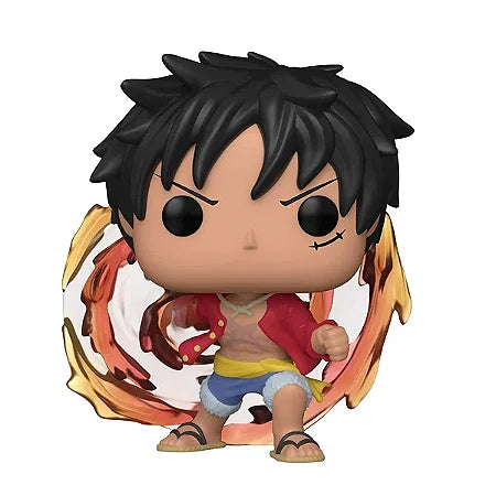 Funko Pop Hawk Luffy One Piece Red Glow